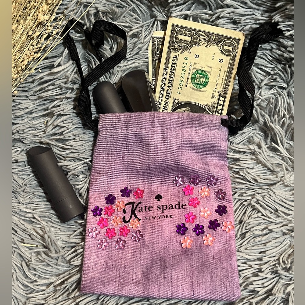 Up-cycled handmade tie dye Kate Spade bag with rhinestones One of a Kind